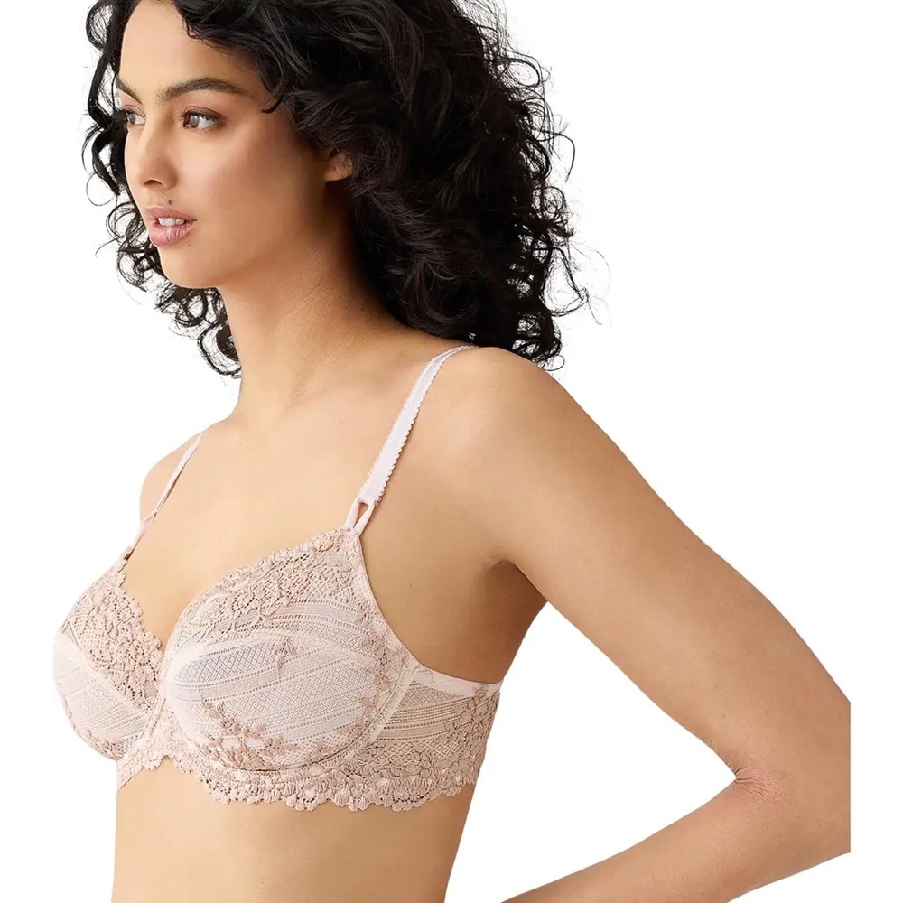 WACOAL Lace Embrace Underwire Bra in Light Pink EUC 34C - Picture 15 of 16